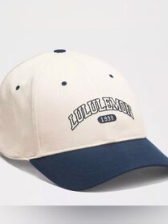 lululemon athletica Accessories - Lululemon Unisex Structured Ball Cap 1998 | Ivory/True Navy | L/XL